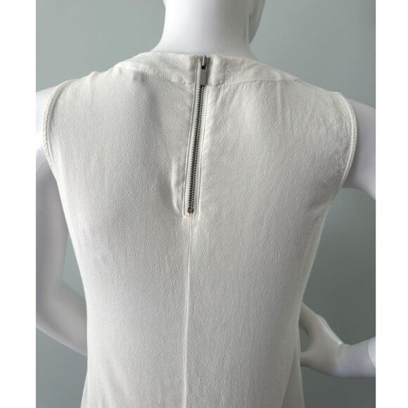 Comptoir Des Cotonniers Cream Embroidery Sleeveless Tank Boho Top size Medium 36 - Picture 6 of 7